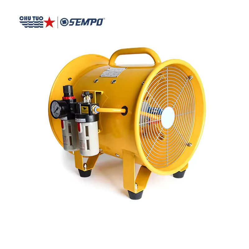 Pneumatic Explosion Proof 100% Copper Motor Metal Portable Ventilator Blower Fan