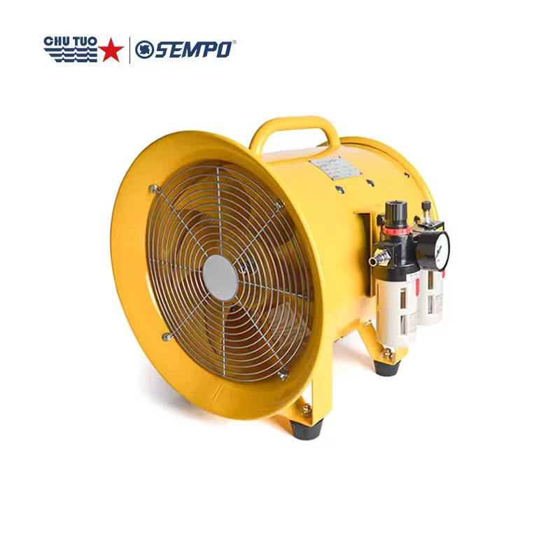 Pneumatic Explosion Proof 100% Copper Motor Metal Portable Ventilator Blower Fan