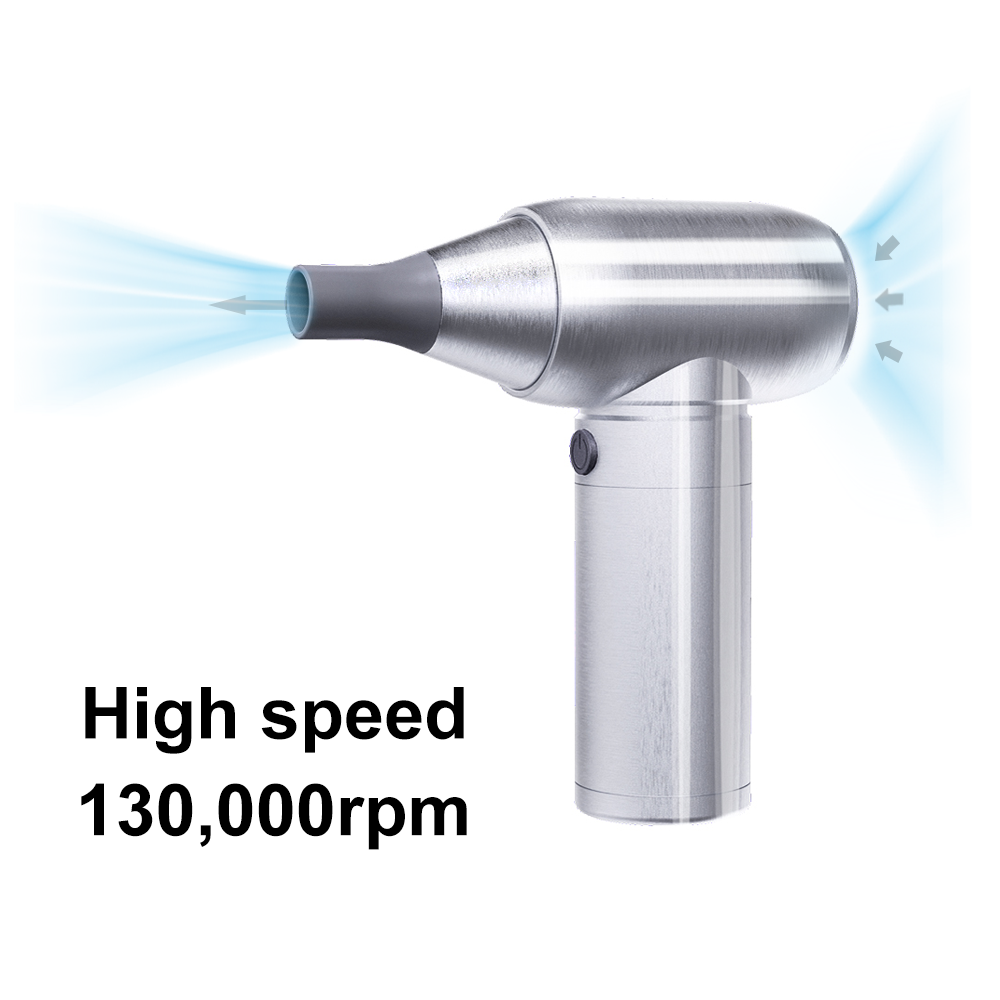 Crossgun B1 Pro Air Blower Fan 130000 RPM Compressed Handheld Electric Aluminum Alloy Portable Mini Turbo Jet Fan Airgun