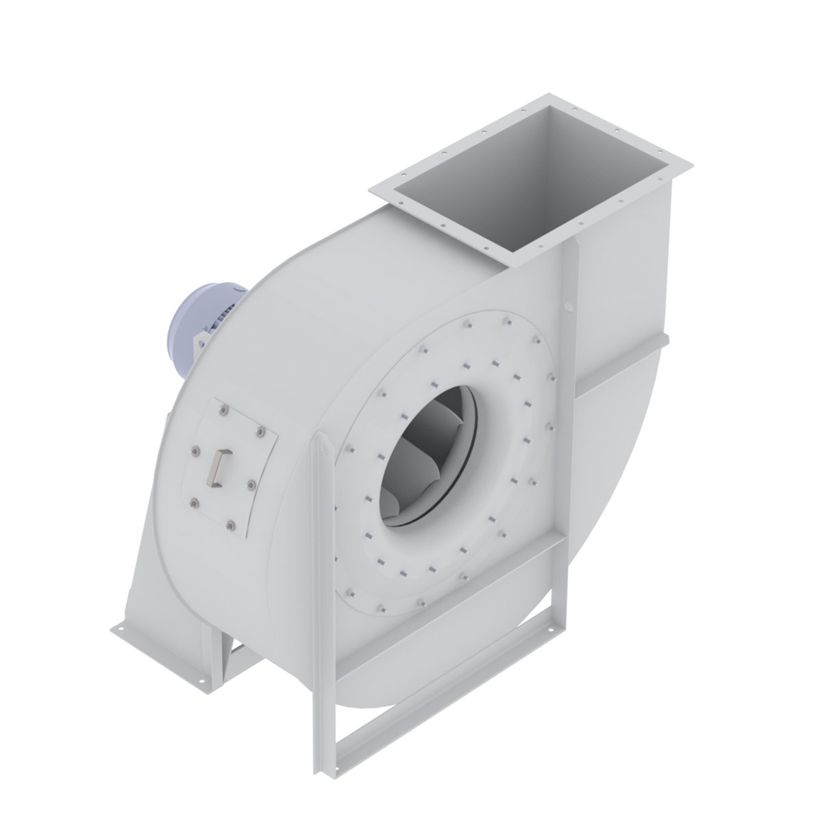Industrial EU 801 Centrifugal Fan Low and Medium Pressure Direct-Driven Exhaust Air Fan for Manufacturing Plants