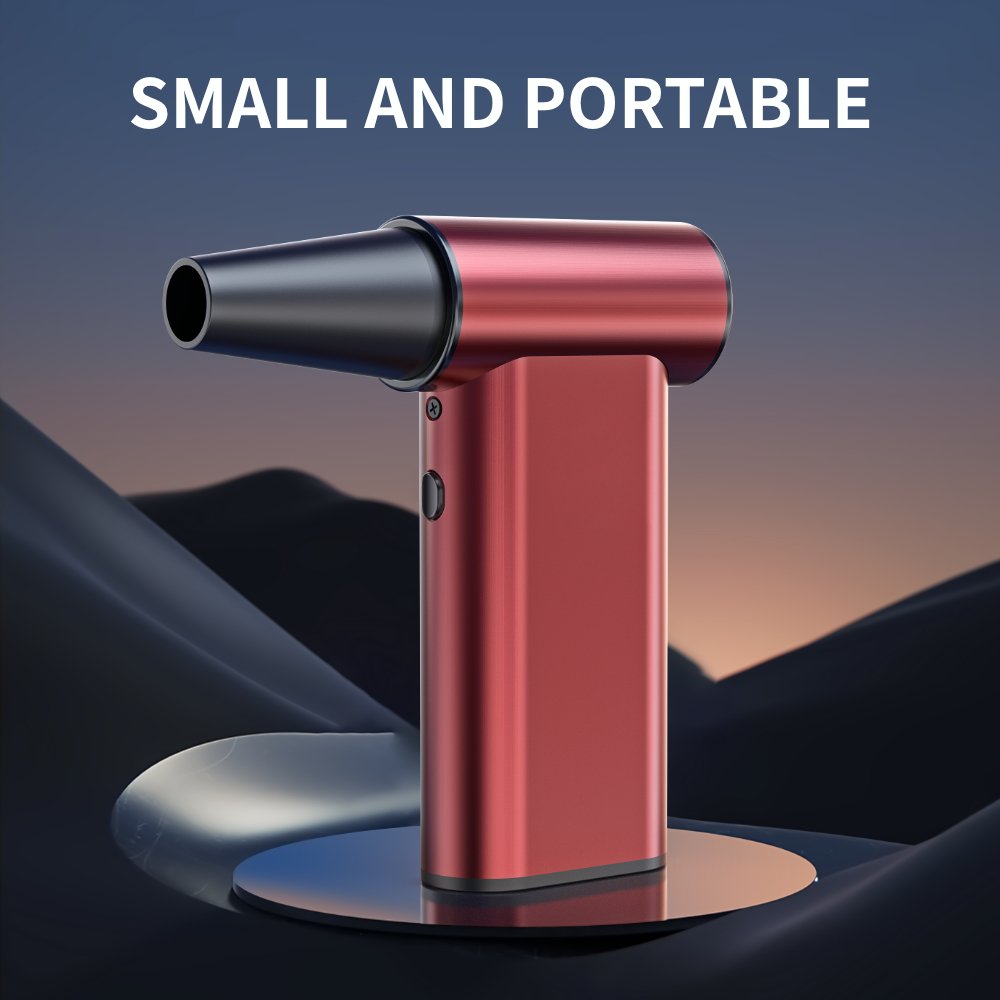 Mini Turbo Fan 130000RPM Three-speed Compressed Air Duster Blower Cordless Violent Turbo Jet Fan