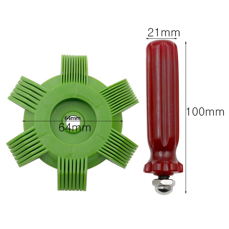 Car A/C Radiator Condenser Evaporator Fin Coil Comb Air Conditioner Coil Straightener Cleaning Tool Auto Cooling System
