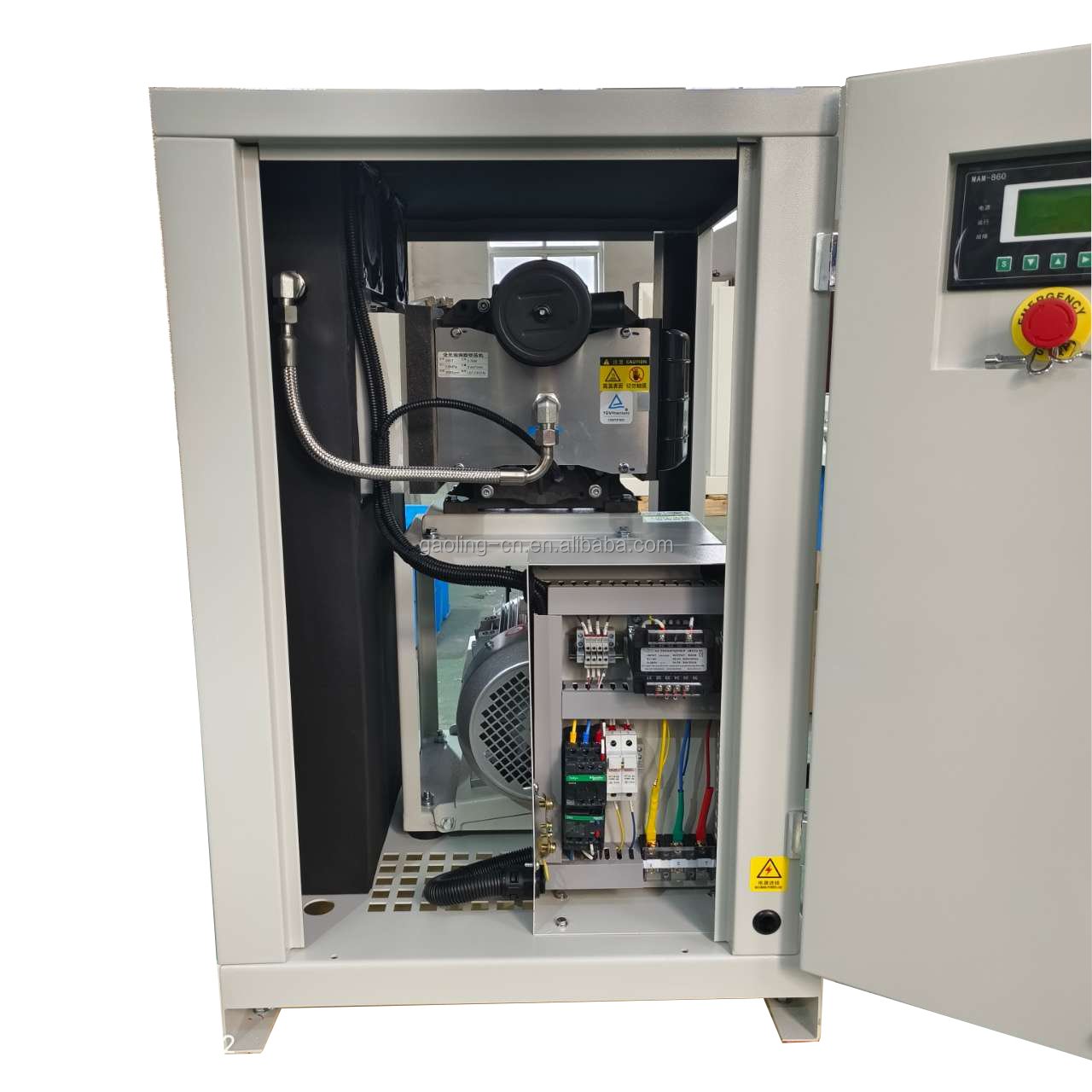 Industrial Grade Silent air Compressor Woodworking Paint Small High Pressure air Compressor Without Oil and Gas Pump