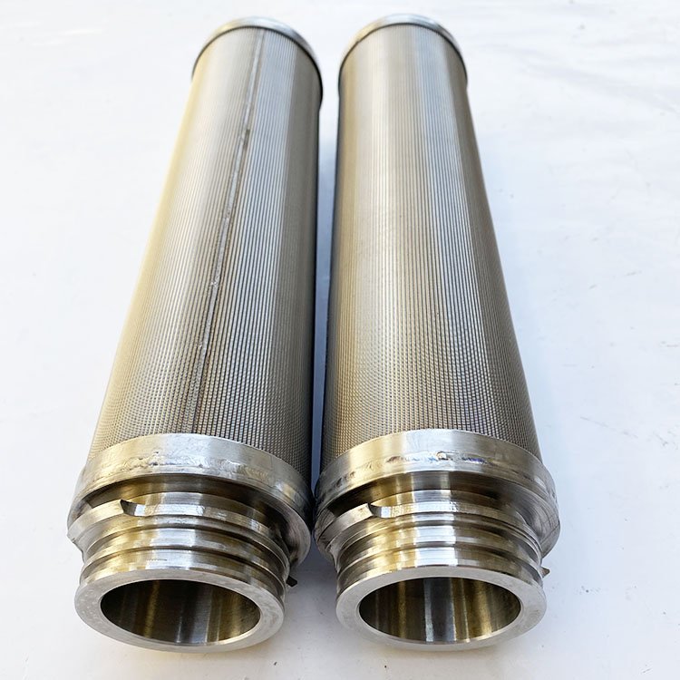 Hot Stainless Steel Hydraulic Filter element Construction Machinery Hydraulic Oil Filter element Metallic Filter Cartridge