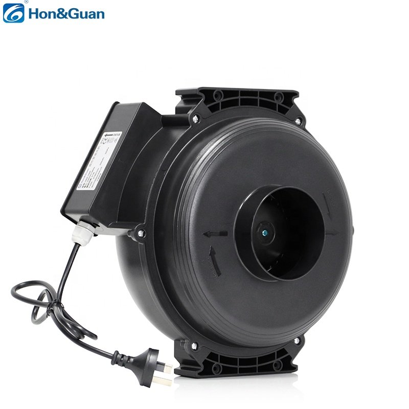 Hon&Guan Fan Manufacturer Centrifugal Ventilation Exhaust Fan Big Airflow Low Noise High Efficiency for Hotels Bathroom Kitchen