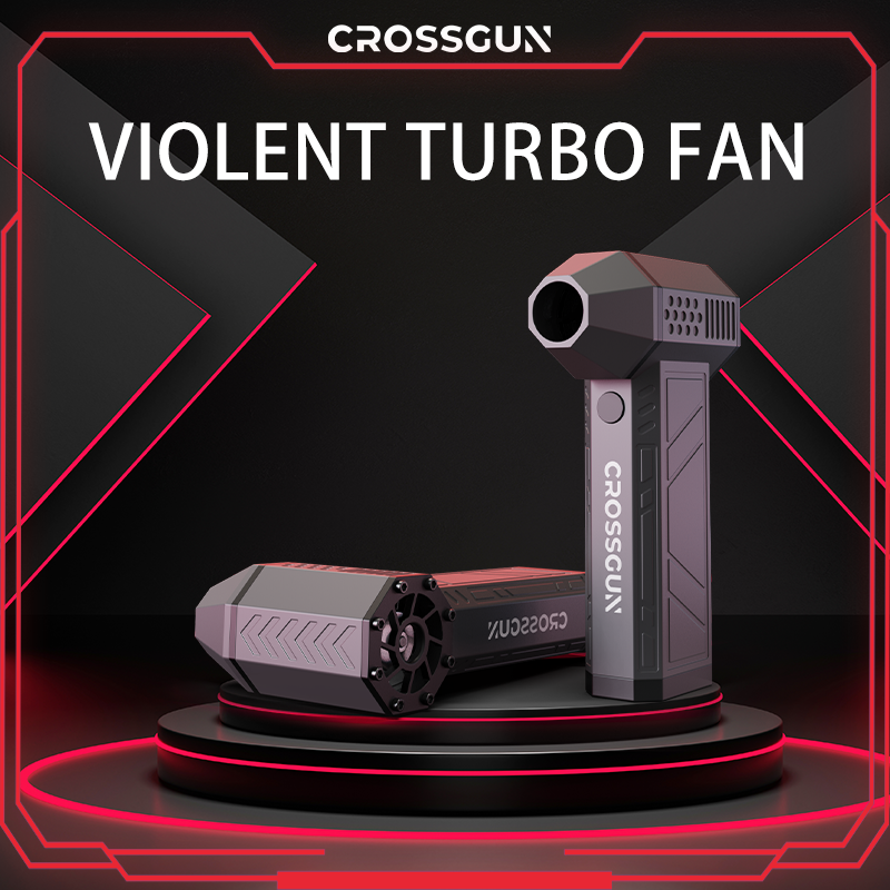 CROSSGUN Super Jet Dry Blower High Power Magic Mini Turbine Power Car Detailing Turbo Air Gun Fan Ultra-Powerful for Car Blower