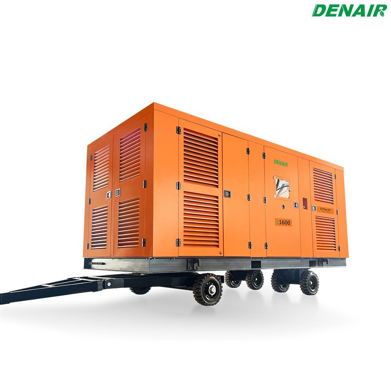 Best 1200cfm Oil Free diesel Driven Air Compressor