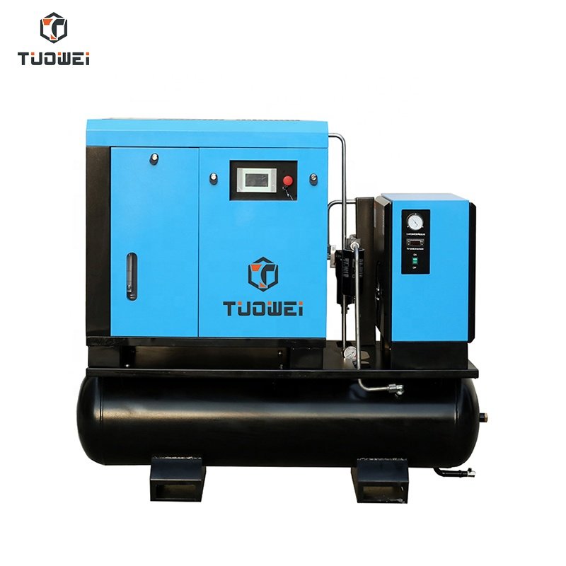 30Hp 22kW 16Bar High Pressure 4 in 1 Combined Industrial Rotary Screw Air Compressor With Dryer for Laser Cutting Machine