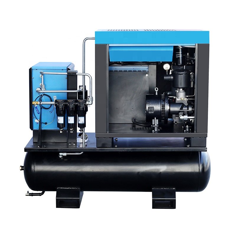 30Hp 22kW 16Bar High Pressure 4 in 1 Combined Industrial Rotary Screw Air Compressor With Dryer for Laser Cutting Machine