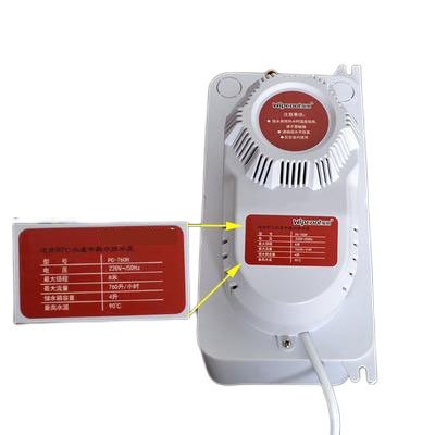 Wipcool PC-760H Hot Water Transfer Utility Pump Silent Intelligent High Lift Condensate Water Drainage Pump for Air Conditioner