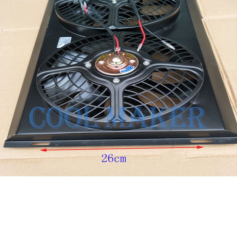Auto air Conditioner System Condenser Assembly Radiator Cooling Fan Unit