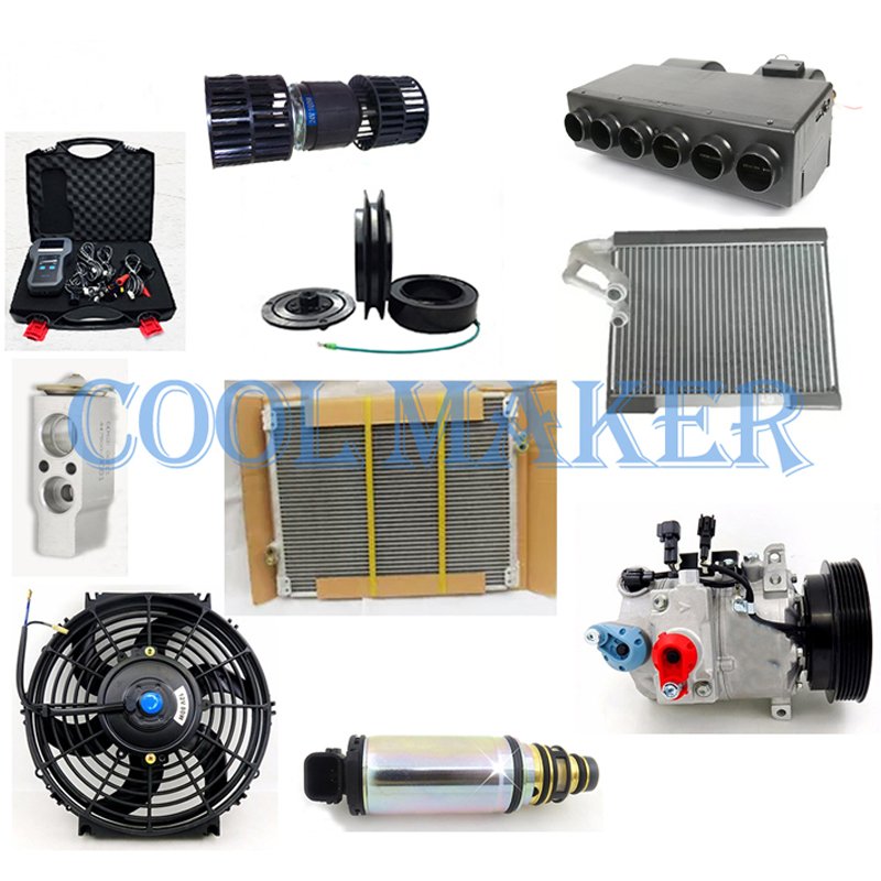 Auto air Conditioner System Condenser Assembly Radiator Cooling Fan Unit