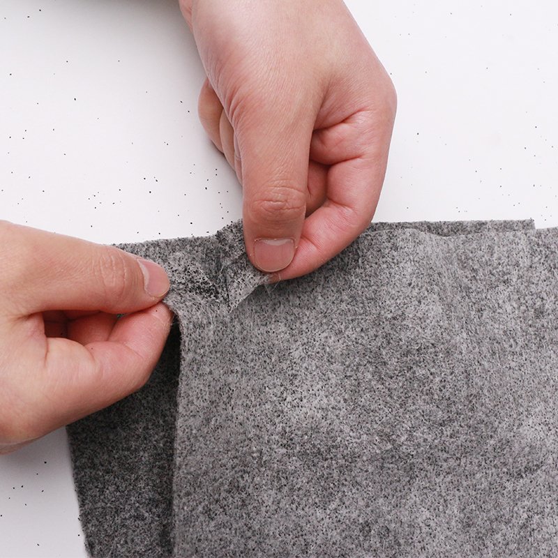 Glue Free 3 Layer HEPA Cabin Air Filter Raw Material Melt Blown Activated Carbon Non-Woven Fabric