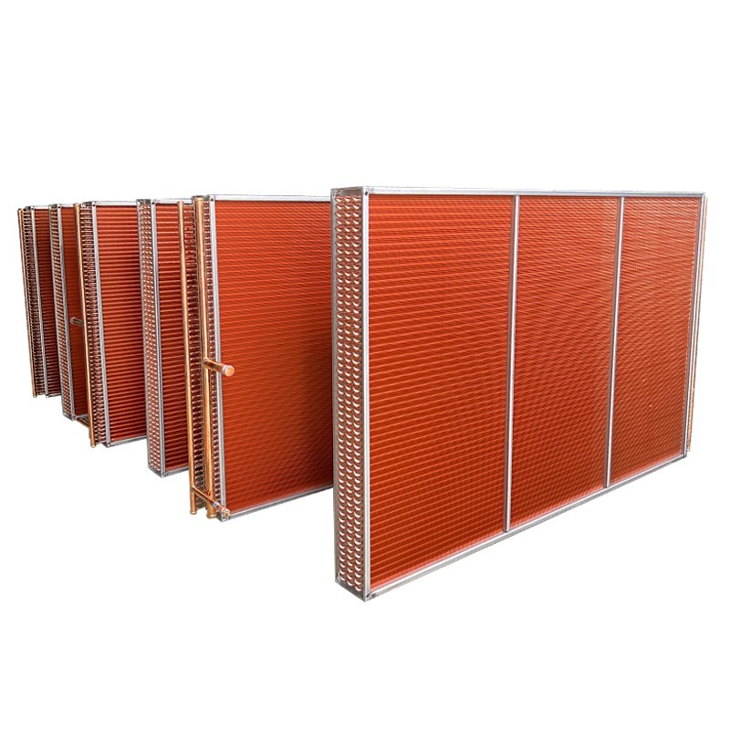 YKF Factory Wholesales Price Customized Copper Tube Copper Fin Refrigeration Condenser