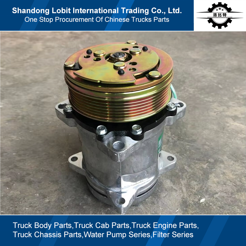 Sinotruk HOWO 371 Dump Truck Cab Refrigeration Spare Parts Air Conditioner Compressor WG1500139008 Condenser WG1642821074