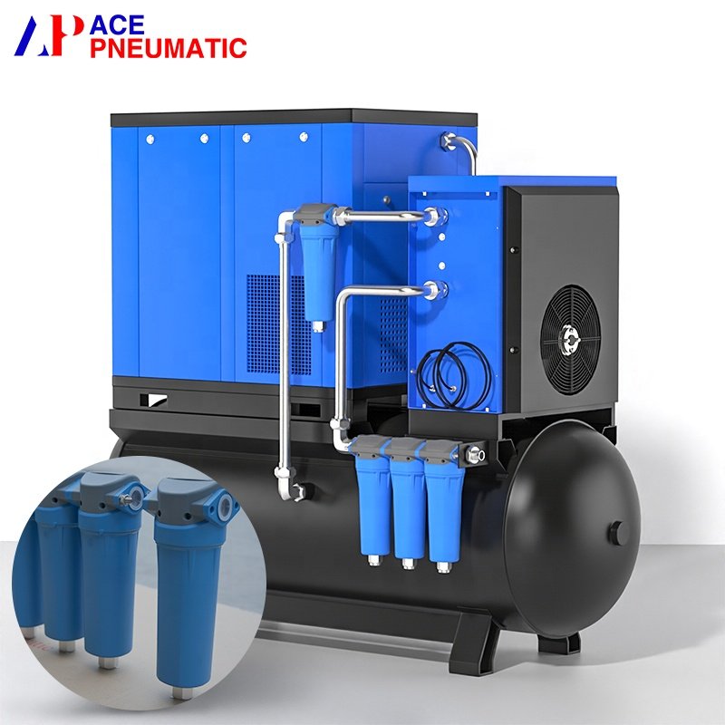Hot Sales air Screw Compressor 16 bar 7.5kw 11KW 15kw 22KW All in One Screw Air Compressor