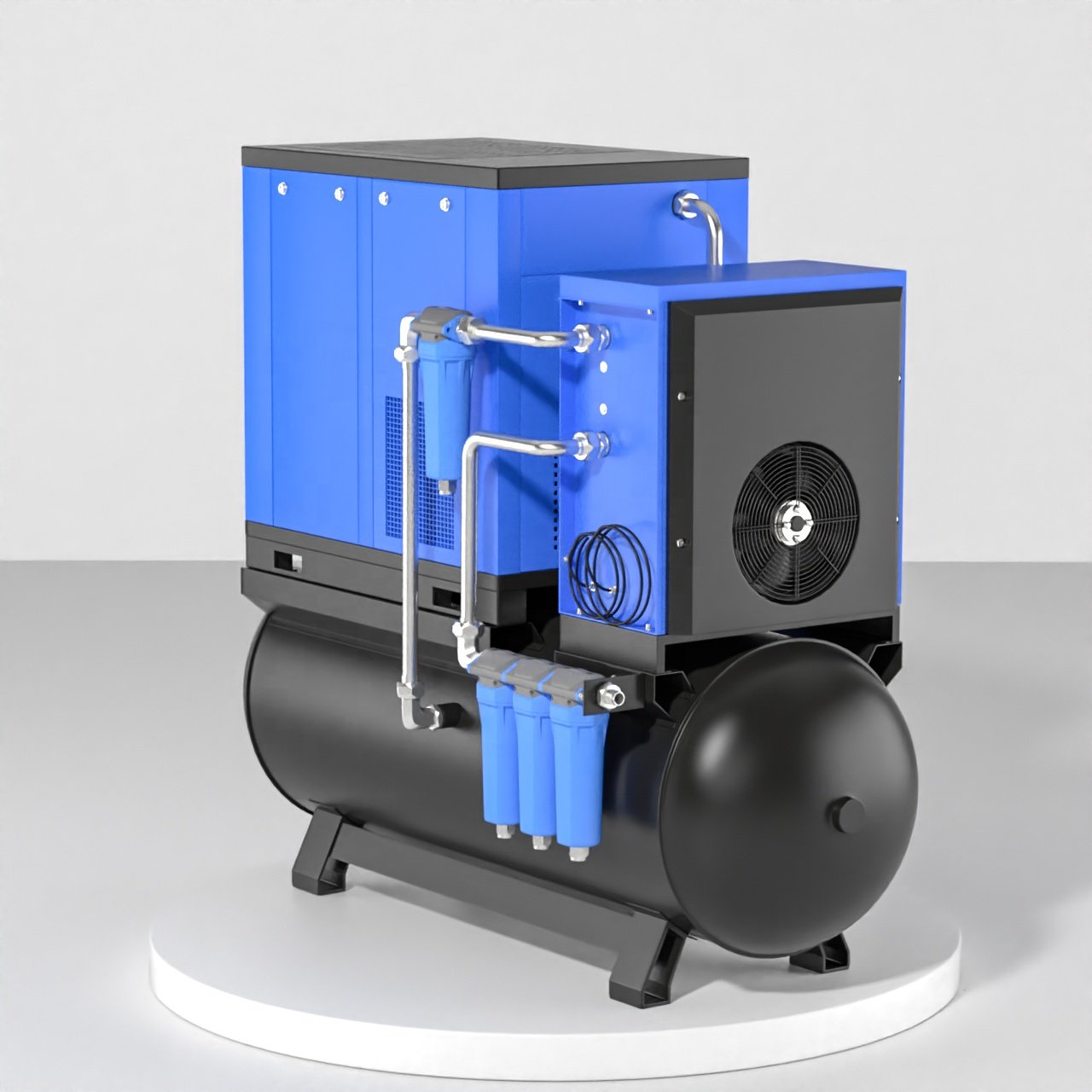 Hot Sales air Screw Compressor 16 bar 7.5kw 11KW 15kw 22KW All in One Screw Air Compressor