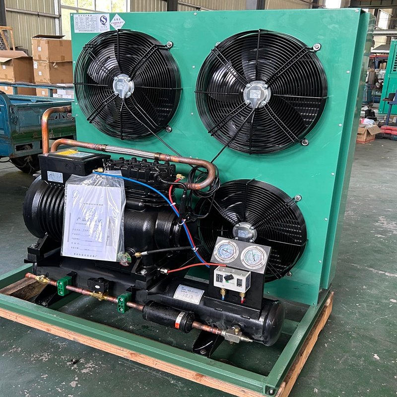 15hp Cold Room Condenser Freezer with Air Cooled Copeland Compressor Refrigeration Condensing Unit for Heat Exchange