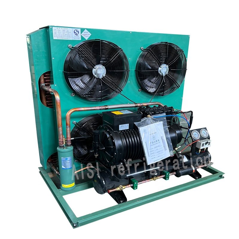 15hp Cold Room Condenser Freezer with Air Cooled Copeland Compressor Refrigeration Condensing Unit for Heat Exchange