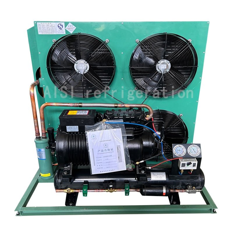 15hp Cold Room Condenser Freezer with Air Cooled Copeland Compressor Refrigeration Condensing Unit for Heat Exchange