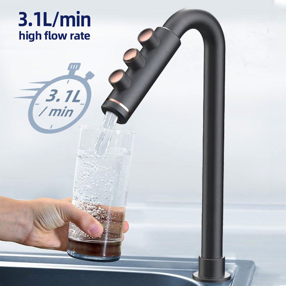 Smart Kitchen 3 in 1 Cooler Soda and Sparkling Water Maker Machine Commercial Instant Hot and Cold Water Dispenser With Fridge