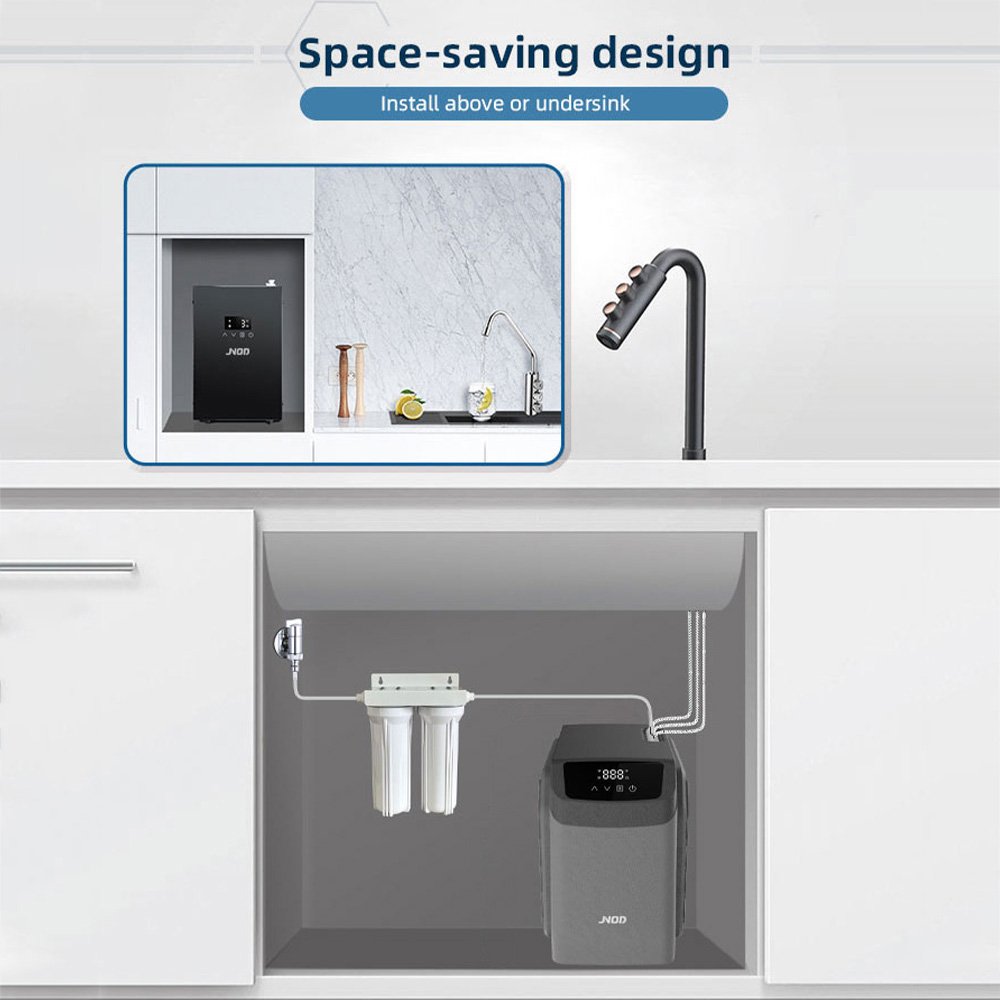 Smart Kitchen 3 in 1 Cooler Soda and Sparkling Water Maker Machine Commercial Instant Hot and Cold Water Dispenser With Fridge