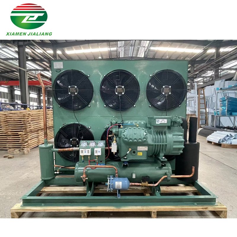 Factory Sale Two Stage Compressor 30hp S6f-30.2 Semi Hermetic Compressor Unit Condensing Unit R404a Cold Room Equipment