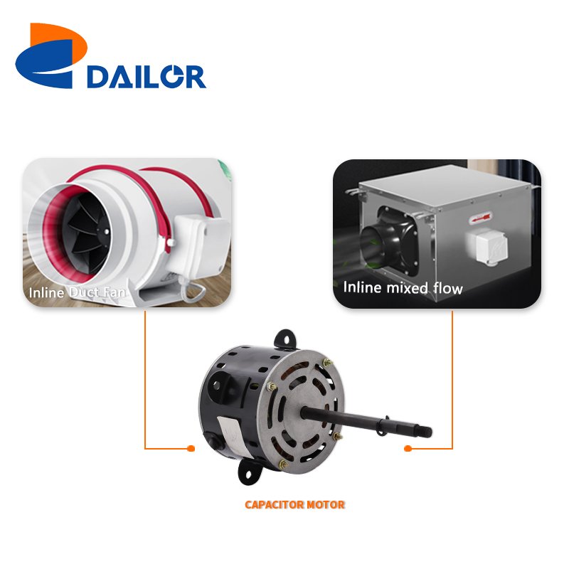 115 V 1675/1080RPM 2 Speed Air Conditioner Condenser Fan Motor