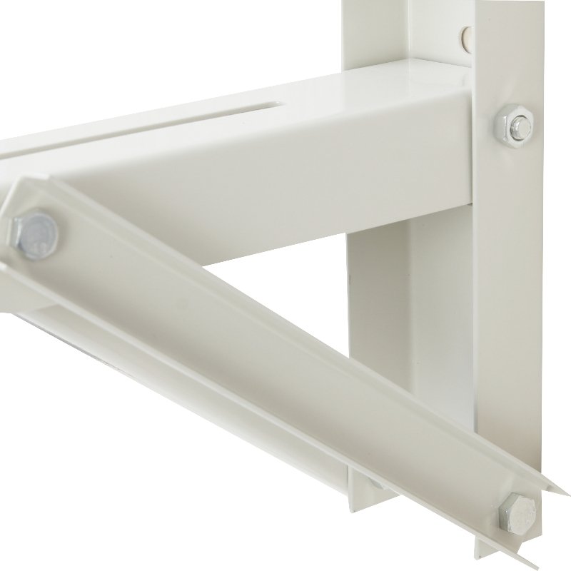 Hot Dipped Galvanized Steel Mini Split Ac Floor Stands Air Conditioner Ground Mounting Brackets Ac Condenser Stand