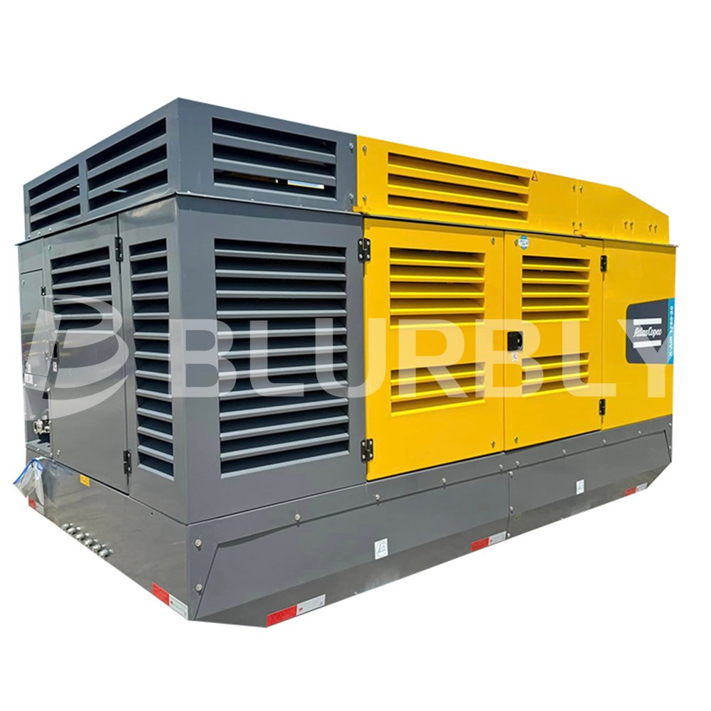 Factory Direct Sale Atlas Copco Box Type X-AIR1280-30 Large Mobile High Pressure Diesel Air Compressors