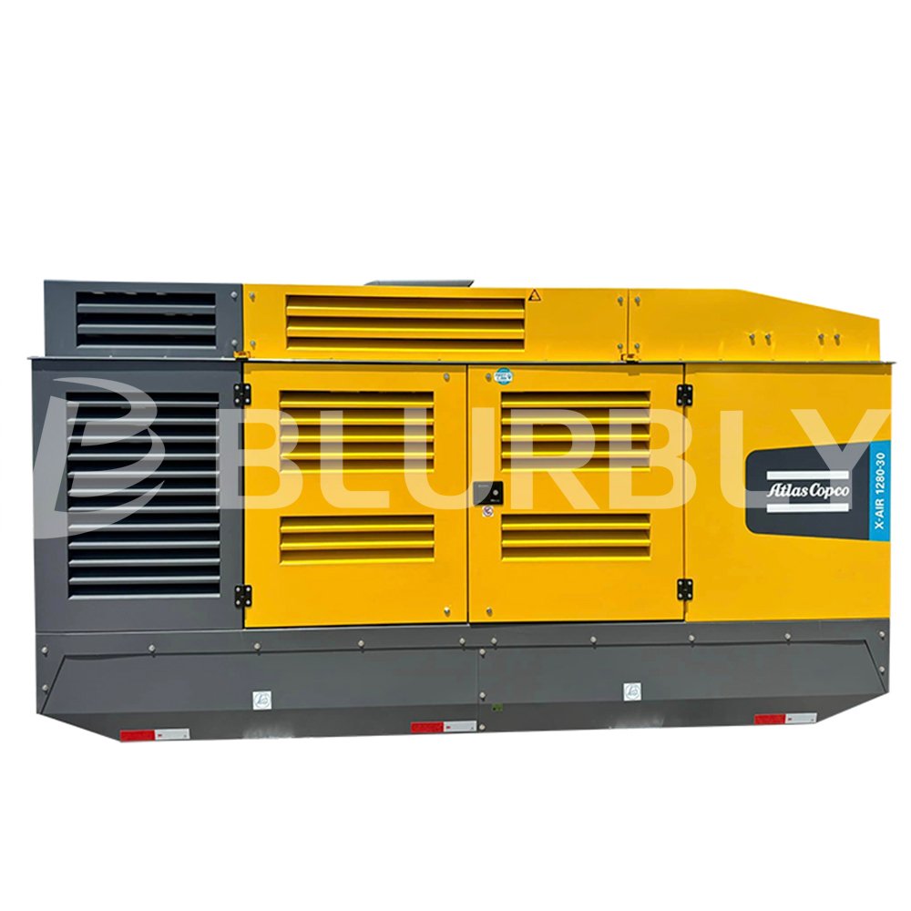 Factory Direct Sale Atlas Copco Box Type X-AIR1280-30 Large Mobile High Pressure Diesel Air Compressors