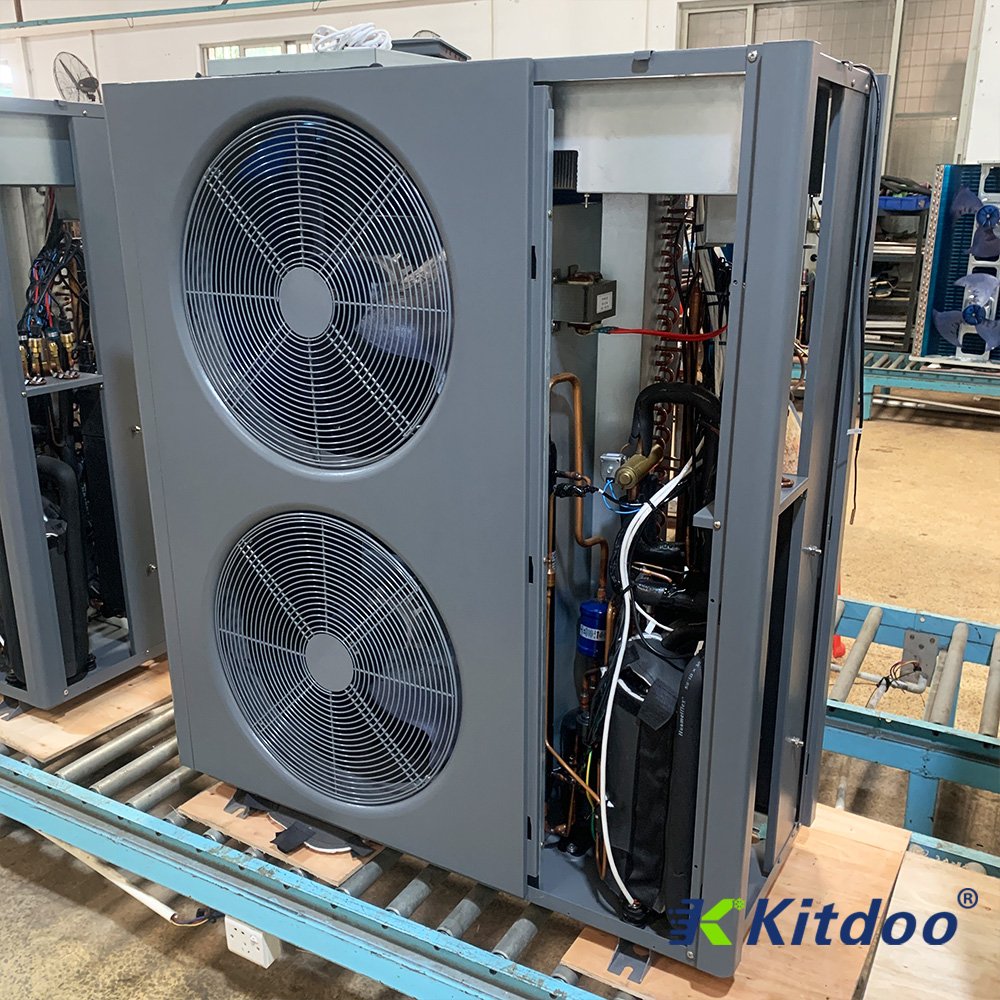 Outdoor Wall Mounted Box Type Refrigeration Scroll Compressor Air Coolded Condensing Unit Walk in Freezer Cold Storage Rooms