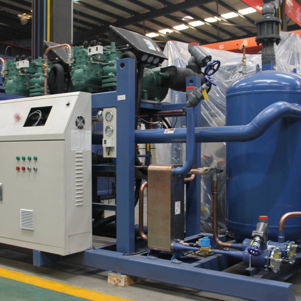 Condenser Unit for Air Conditioner Freezer BITZER Screw Compressor Rack Parallel Condensing Unit