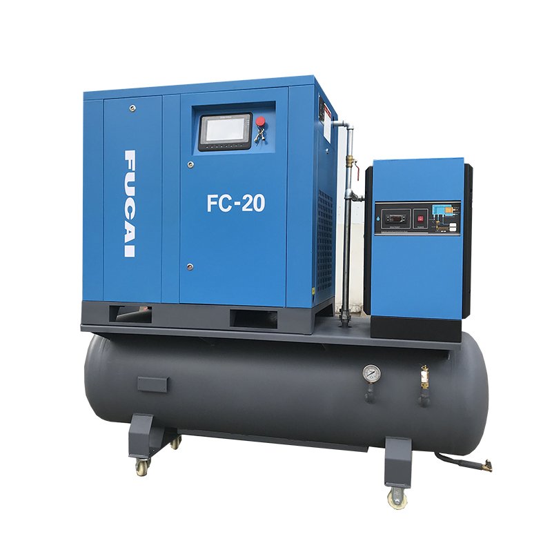 Fucai Laser Cutting Dedicated Integrated 16bar Permanent Magnet Variable Frequency High-pressure Screw air Compressor.
