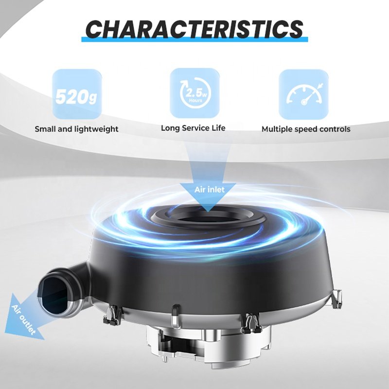 High-Quality Silent Brushless 12V DC Blower Fan Used in Vibration Sputum Excretion