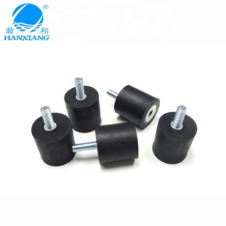 Air Compressor Rubber Blocks Shock Absorbers Compression Rubber Pads Feet Condenser Machine Rubber Support Block Buffer