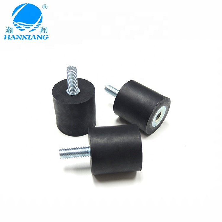 Air Compressor Rubber Blocks Shock Absorbers Compression Rubber Pads Feet Condenser Machine Rubber Support Block Buffer