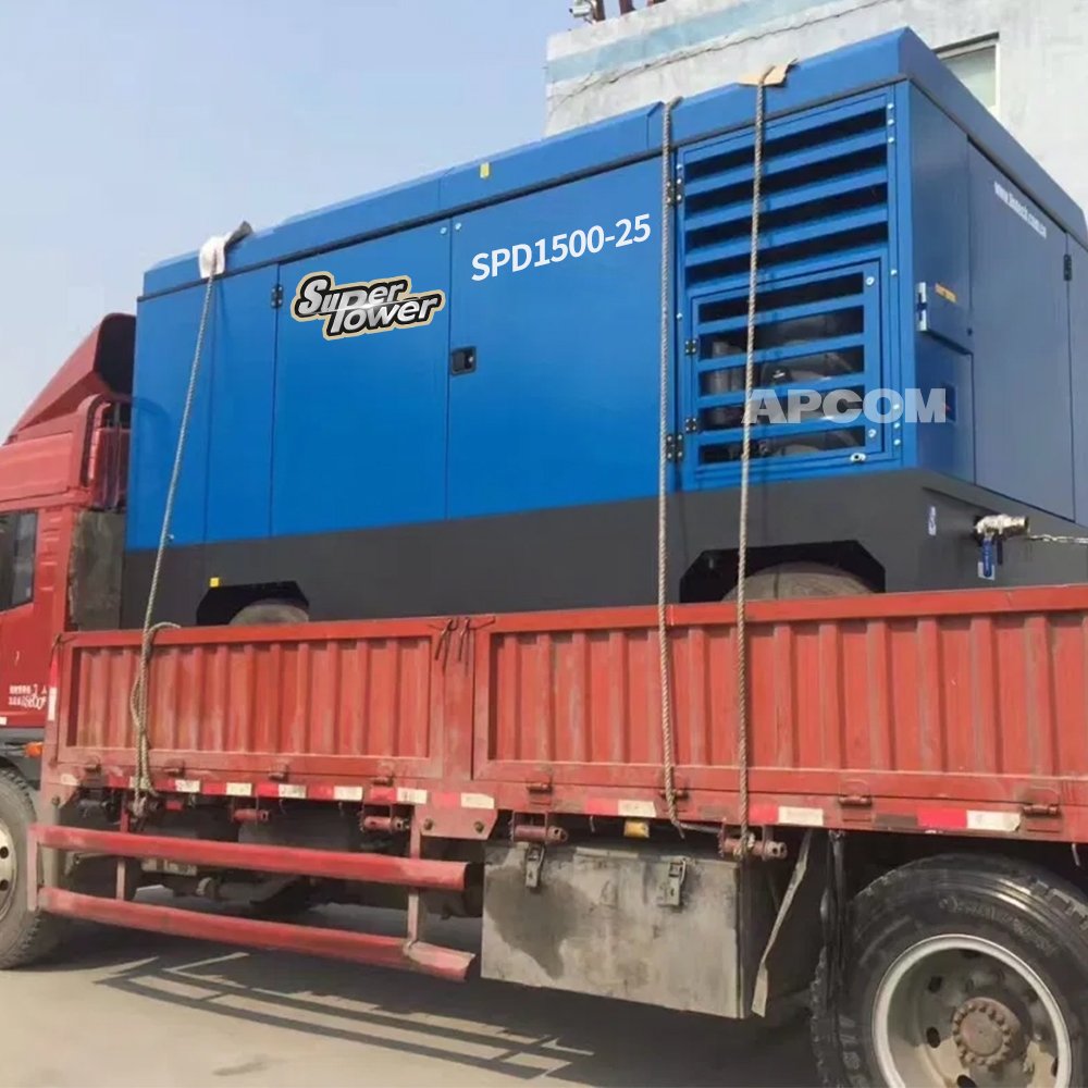 APCOM 350cfm 385cfm 389cfm 390cfm 400cfm 460cfm diesel Screw air Compressor De Ar diesel Engine 350 385 389 390 400 460 Cfm