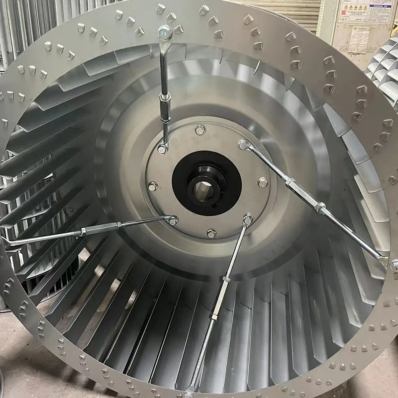 Fan Manufacturers Direct Galvanized Sheet Centrifugal Low Noise Fan Impeller Centrifugal Fan Wheel