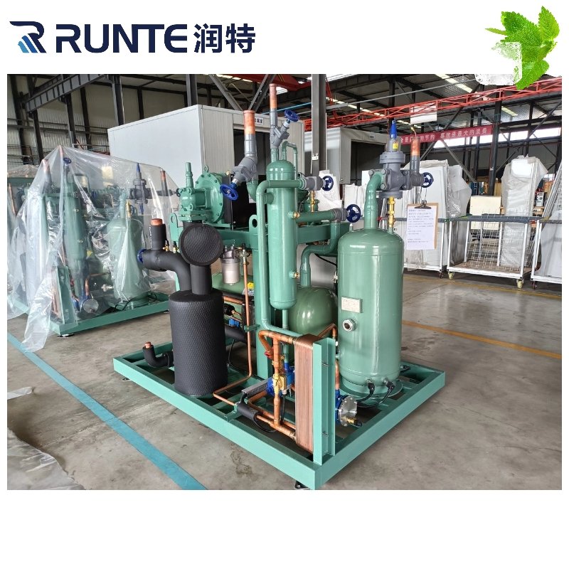 150 hp Condensing Unit Refrigeration air Cooled Condensing Unit Screw Compressor Refrigeration Unit