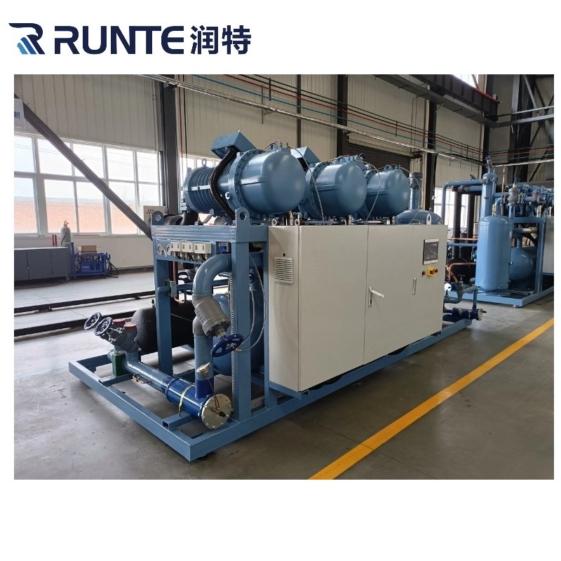 150 hp Condensing Unit Refrigeration air Cooled Condensing Unit Screw Compressor Refrigeration Unit