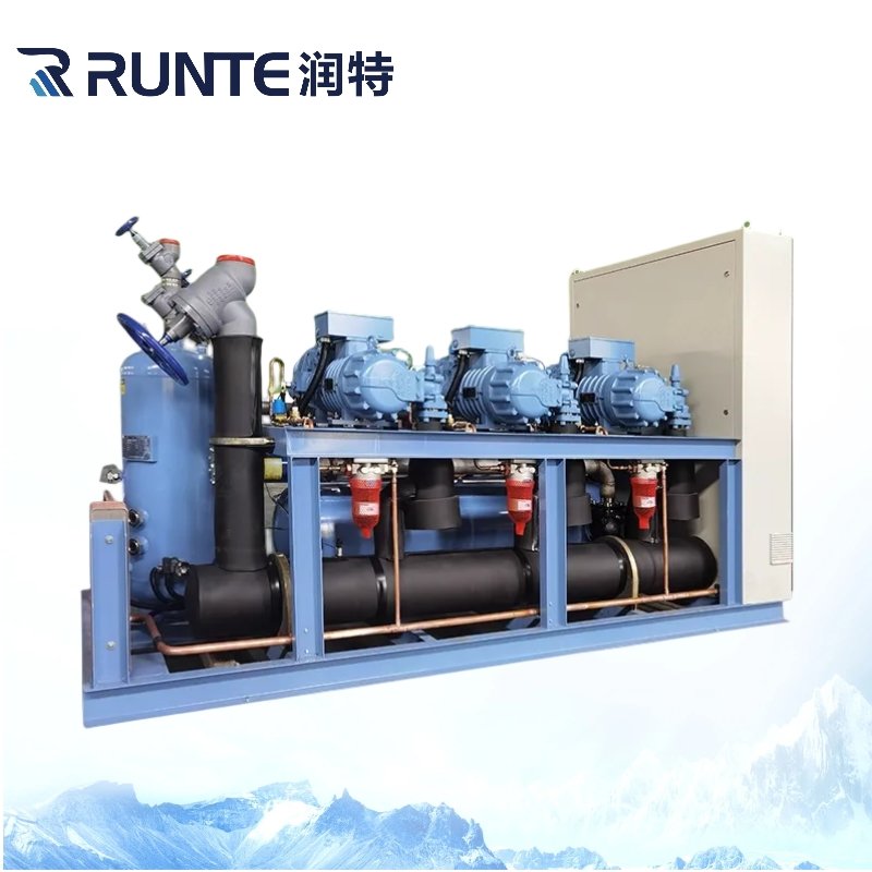 150 hp Condensing Unit Refrigeration air Cooled Condensing Unit Screw Compressor Refrigeration Unit