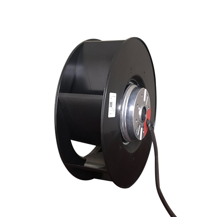 190 mm Turbo Blower AC Motor High Pressure High Cfm Backward Curved Centrifugal Impeller Radial Blower Fan