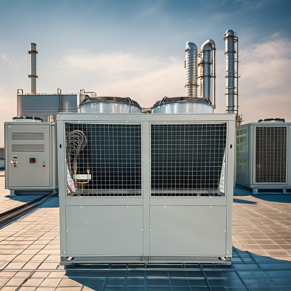 30 Ton Air-Cooled Water Chiller 300KW Pump Compressor & Engine Chilling Equipment for Home Farm & Hotel Use