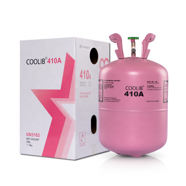 99.9% High Purity R410a Refrigerant Gases Tonner Cylinder 926L Tonner