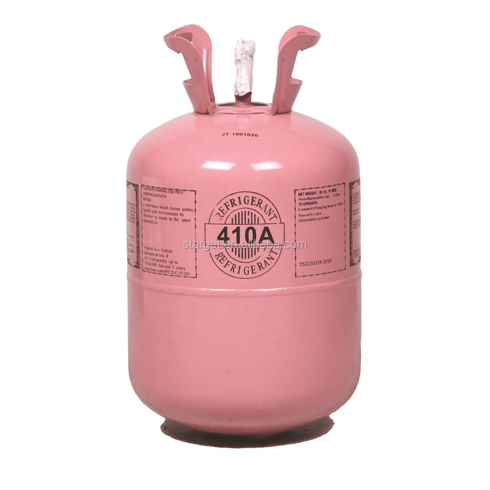 99.9% High Purity R410a Refrigerant Gases Tonner Cylinder 926L Tonner