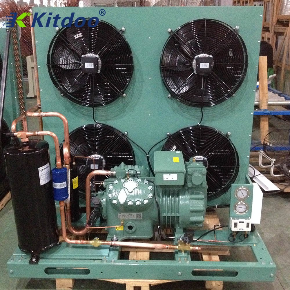 Refrigerator Condenser Freezer Refrigeration Unit Air Cooled Compressor Condensing Unit For Cold Room 380V