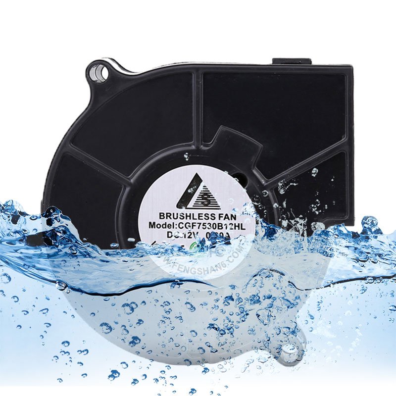 High air Volume Low Noise Centrifugal 7530 Dc Axial Blower Fan 75*75*30 12v Dc Brushless Blower Fan