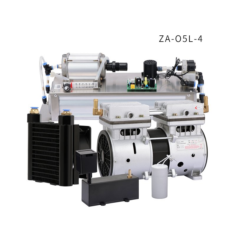 Zeao Ready to Ship Commercial 5l Aluminum Oxygen Generator Spare Part Set with air Compressor Fan Condenser Silencer for Sale