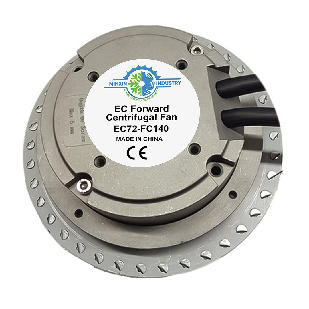 140mm 115/230V EC Forward Curved Centrifugal Fan 140mmX72mm Fan Coils Air Doors Centrifugal Exhaust Fan Forward Inclined